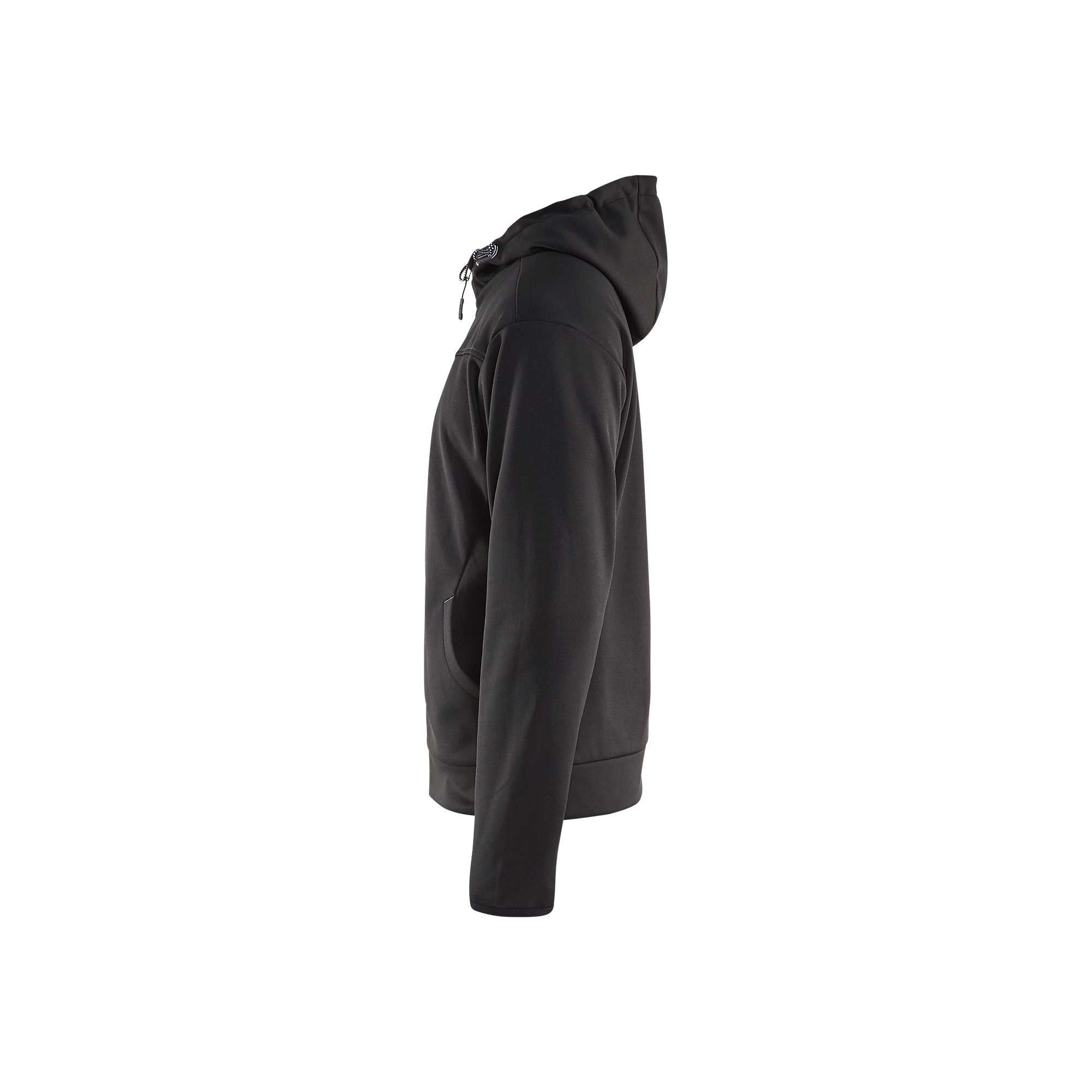 BLAKLADER 33632526 Hoodie With Full Zip Hoodie Work Sweatshirt MEN - Pique Fleece